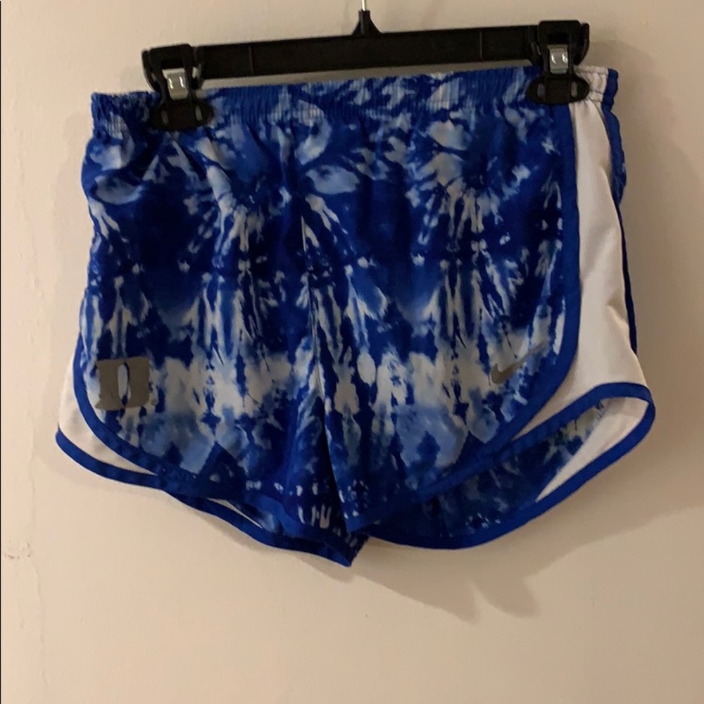 Tie Dye Blue Nike Duke Athletic Shorts